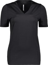 Zoso T-shirt Rachel Luxury Basic T Shirt 242 0000 Black Dames Maat - XS