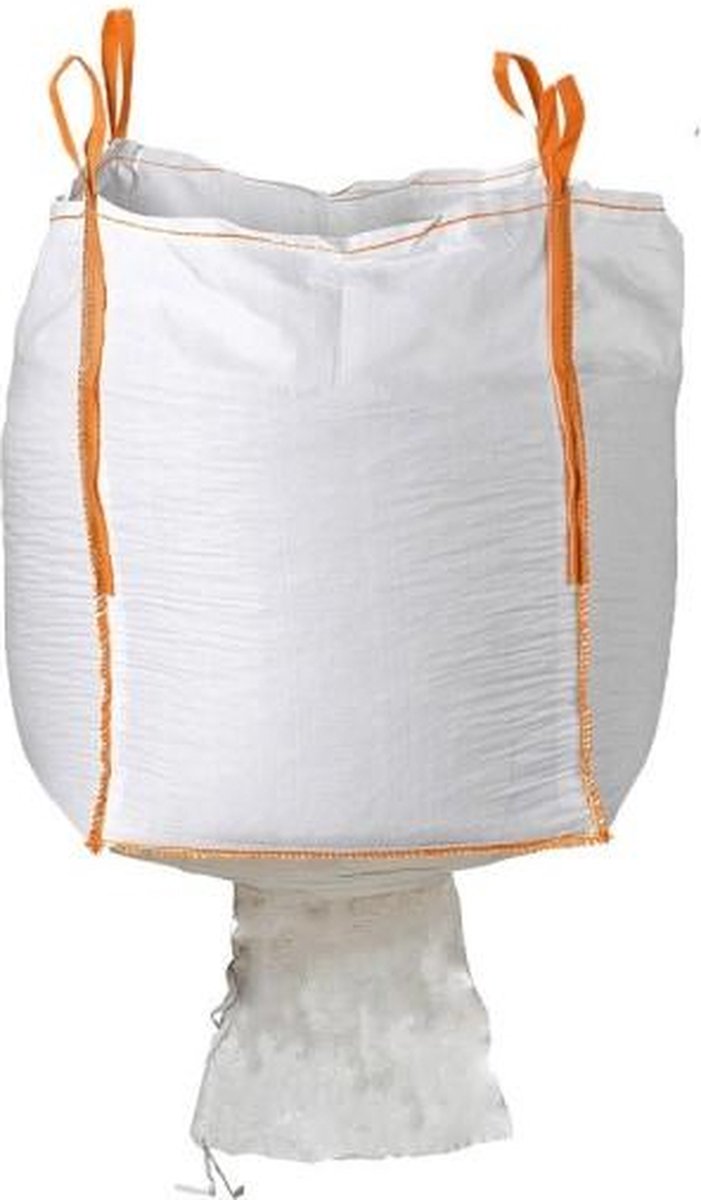 Goedkoopste 5x | Big Bag met losslurf 90x90x110cm | 1500KG | Puinafval