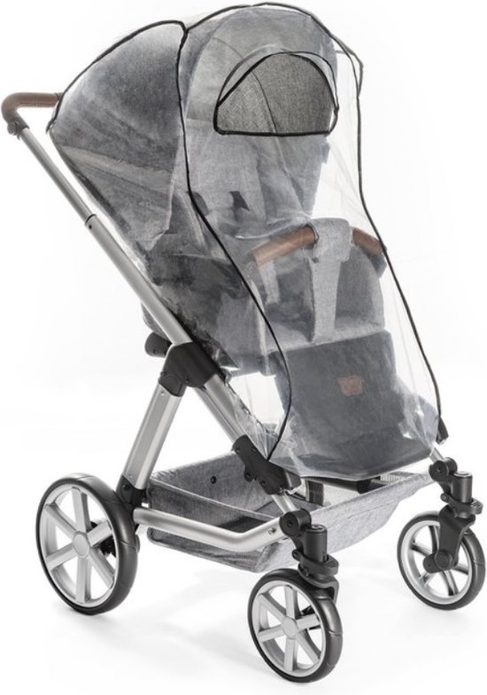 Foto: Regenhoes raincover voor kinderwagens universeel merk reer babywagen kinderwagen regenhoes regen bescherming baby regenhoes raincover zwart transparant hoge kwaliteit wandelen met baby maxi cosi regenhoes rain cover