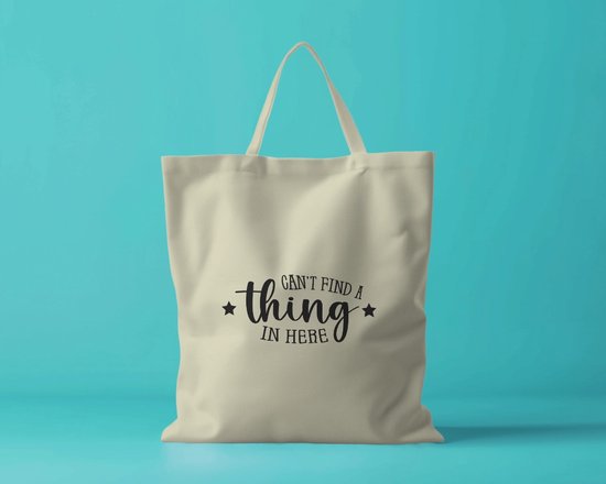 Sac fourre-tout Can ne trouve rien ici - Sacs fourre-tout Funny - sac à bandoulière - Tassen drôles - Fashion sarcastique - Citations - Smile - Souriant - Élégant