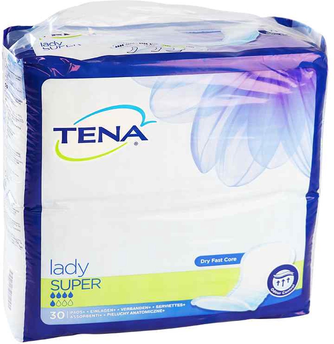 Goedkoopste Voordeelverpakking van 2 x TENA Lady Super, 30st (761730