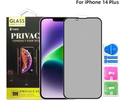 Screenprotector geschikt voor iPhone 14 Plus - Extra Sterk en Veilig 9H Geharde Glasbescherming - Screenprotector Privacy