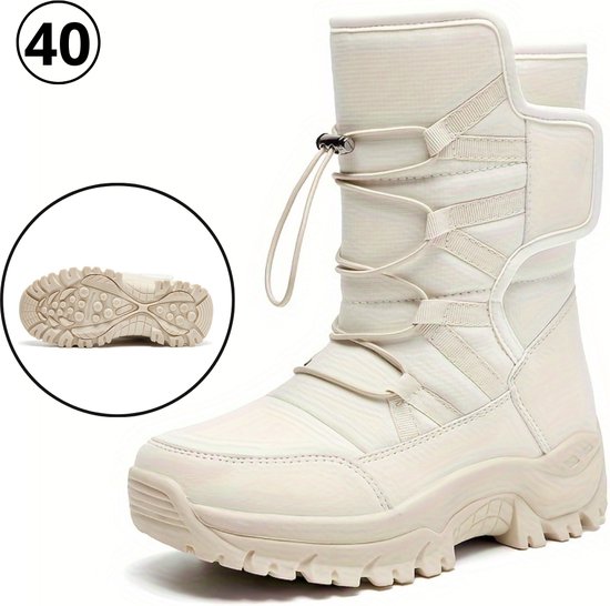 Nivard Snowboots - Sneeuwschoenen - Wintersport Sneeuwboots - Dames - Ski - Ski Gadgets - EU40 - Wit