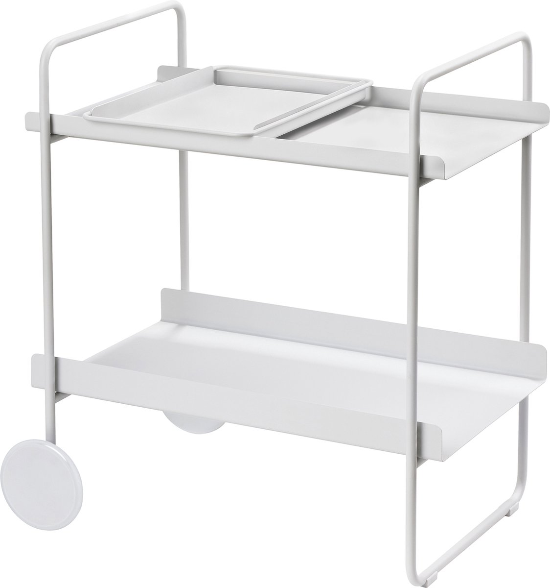 Zone A-Cocktail Trolley Cocktail trolley 60,6 x 40,5 x 66,4 cm Soft Grey