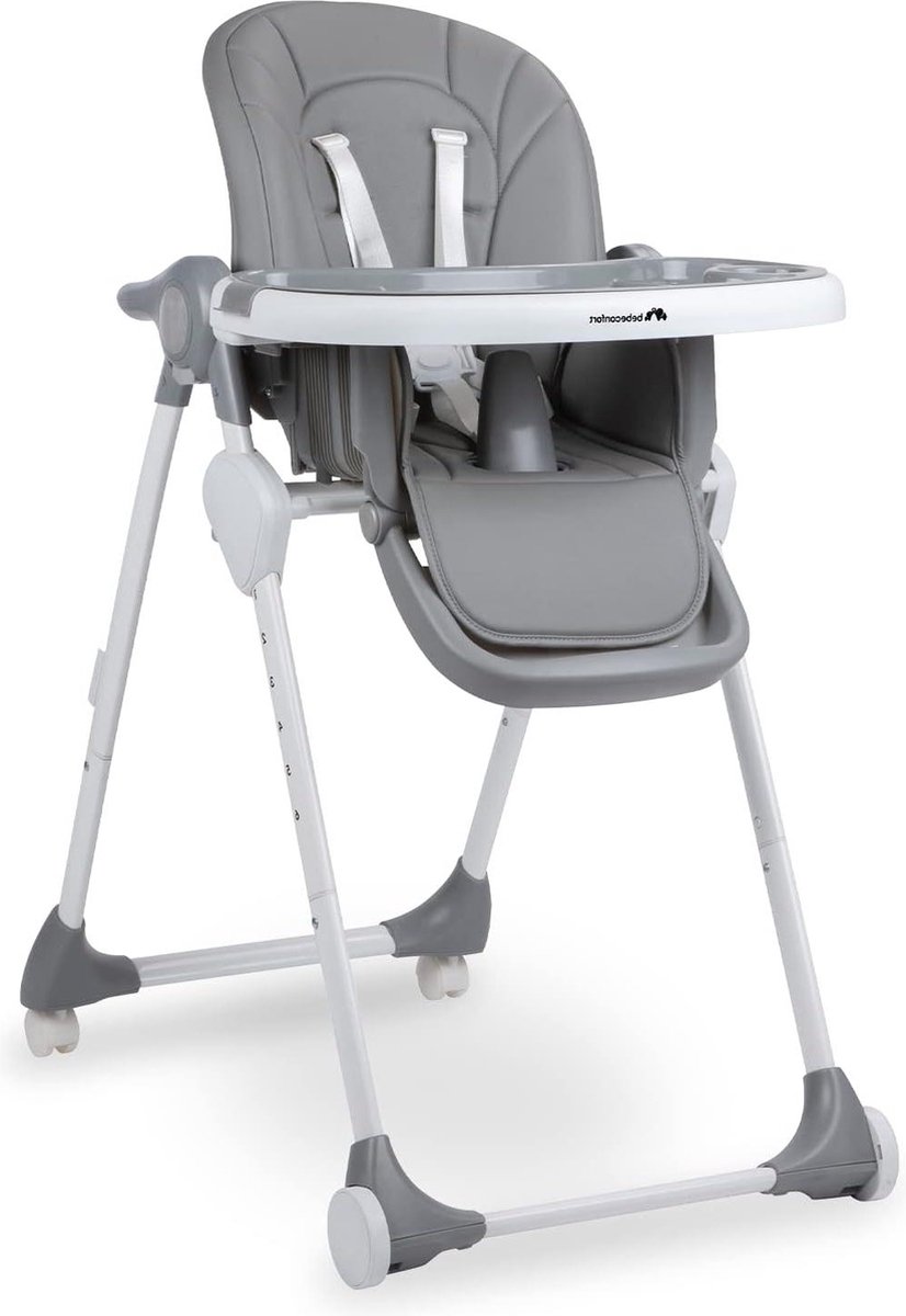 Hoogte Verstelbare Looky Kinderstoel met Eetblad - 6 maanden tot 3 jaar - Warm Grey