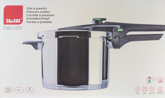 Ibili snelkookpan 6 L 22 cm