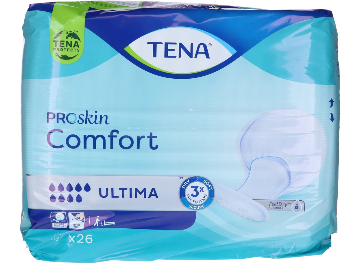 Goedkoopste Voordeelverpakking van 2 x TENA COMFORT ULTIMA, 26 st. (759011