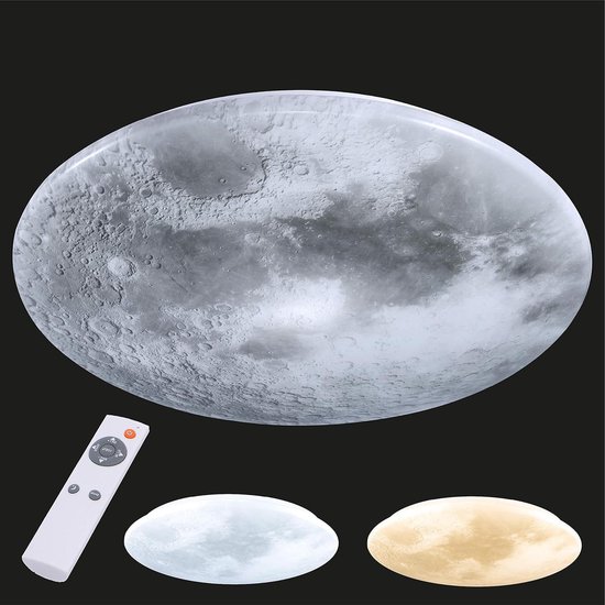 proventa® Led-sterrenhemel plafondlamp 40 cm met afstandsbediening, 18 watt, lichtkleur van 3.000-5.500 K instelbaar, traploos dimbaar, nachtlichtfunctie proventa® Led-sterrenhemel plafondlamp 40 cm met afstandsbediening, 18 watt, lichtkleur van 3.000-5.500 K instelbaar, traploos dimbaar, nachtlichtfunctie