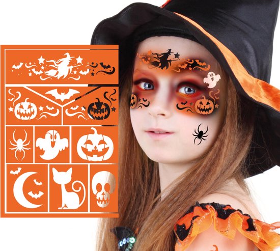 Fiestas Guirca - Heksen schmink stencil