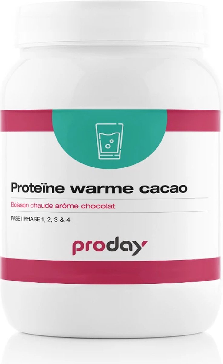 Goedkoopste Proday - Dieetshake - Eiwitrijk & koolhydraatarm - Warme cacao - 17 porties - 450 gram