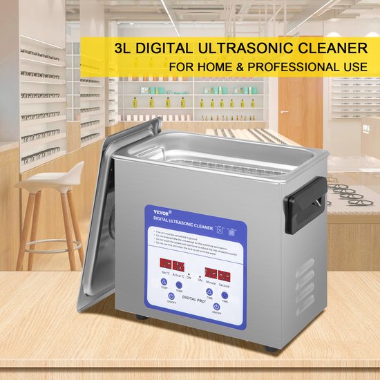 Ultrasoonreiniger met verwarmingstimer en mand 6 L Professionele digitale sonische cavitatiemachine, 180 W Reinigingsmachine voor horloge-instrumenten Brillen Munten Metalen onderdelen Gereedschap | NL Ultrasoonreiniger met verwarmingstimer en mand 6 L Professionele digitale sonische cavitatiemachine, 180 W Reinigingsmachine voor horloge-instrumenten Brillen Munten Metalen onderdelen Gereedschap | NL