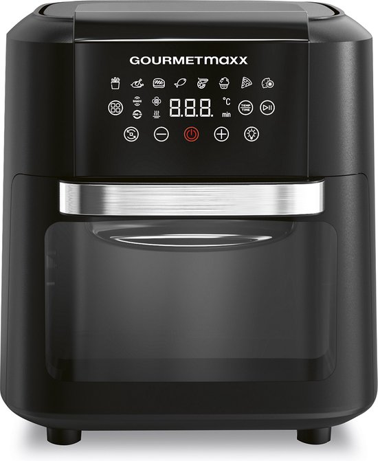 GOURMETmaxx 4in1 Heteluchtfriteuse 11L Zwart 1700W - GOURMETmaxx - €123,49