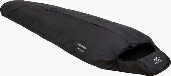 Highlander mummyslaapzak Trekker 150 -5°C met muskietennet - Zwart van Merkloos — afbeelding 4