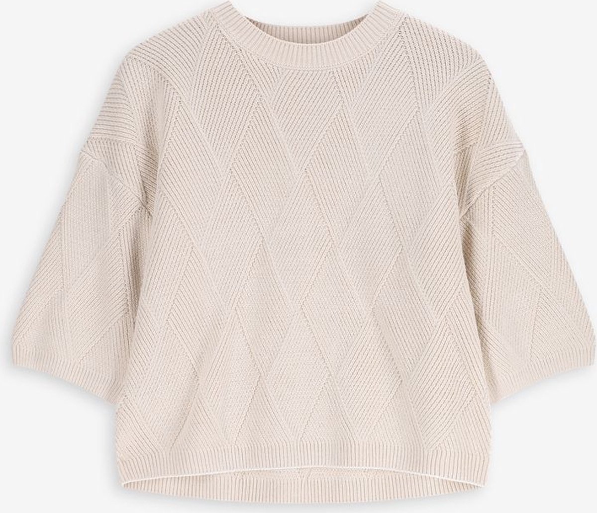 Sissy-Boy - Off white gebreide trui