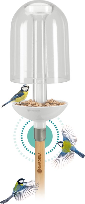 Gardena Bird Feeder House Clickup! 35 Cm Pmma Wit/transparent