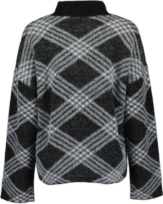 Blue Seven dames - Pull 247988 noir imprimé taille 40