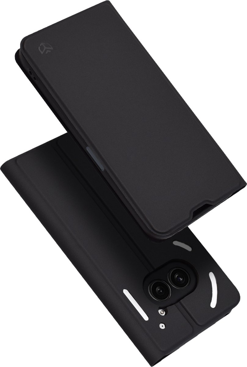 Techsuit Magskin Book Wallet Case hoesje voor Nothing Phone (2a) - Zwart