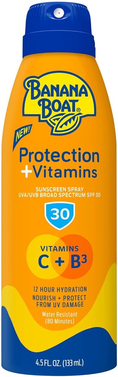 Goedkoopste Banana Boat Protect Plus Vitamins Sunscreen Spray - Zonnebrand - SPF 30
