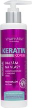 VIVAPHARM® Keratine haarbalsem met cafeïne : 200 ml - helpt haargroei en verminderd haaruitval