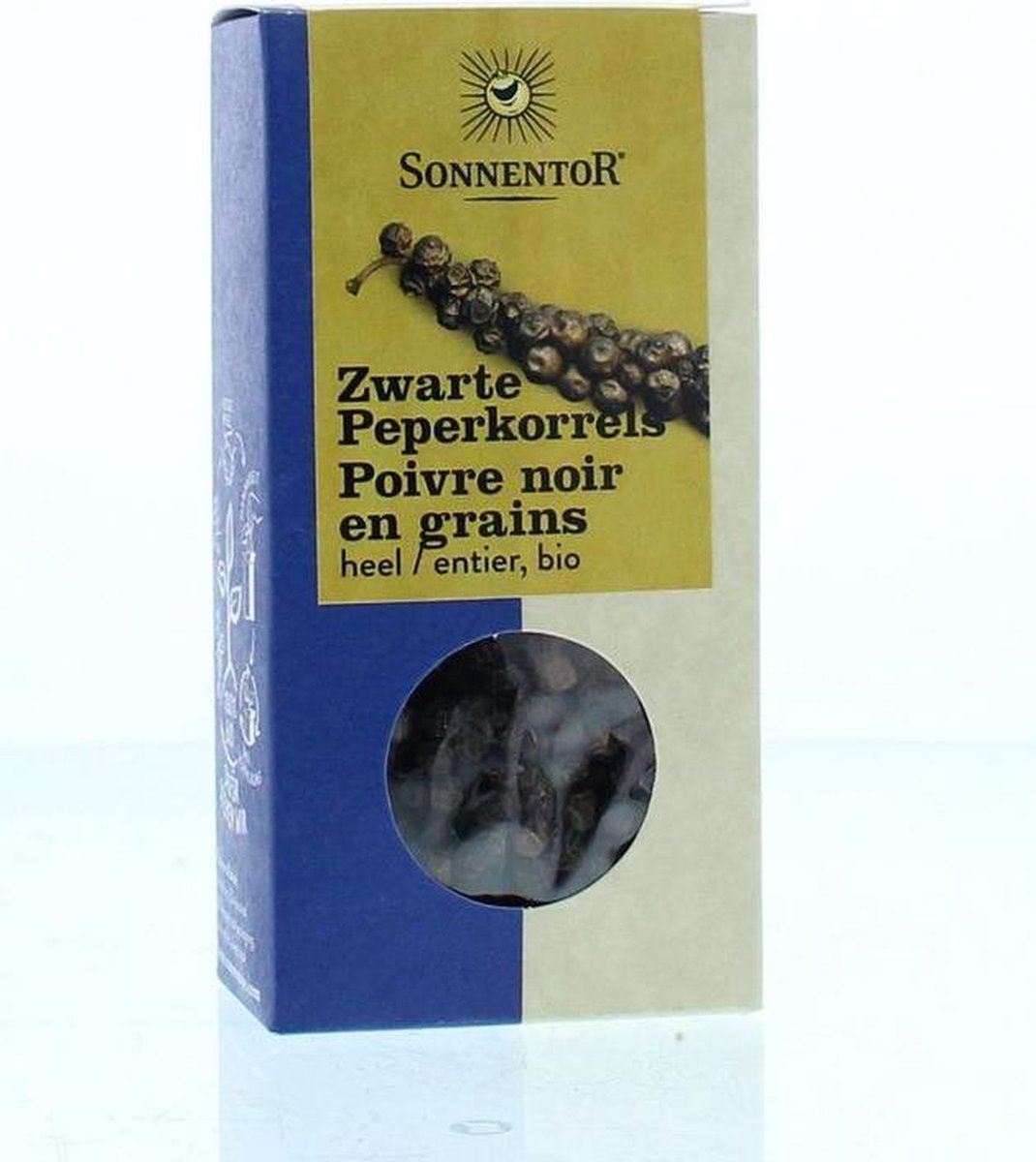 Sonnentor Black Pepper Grain 55gr. Bio 400g