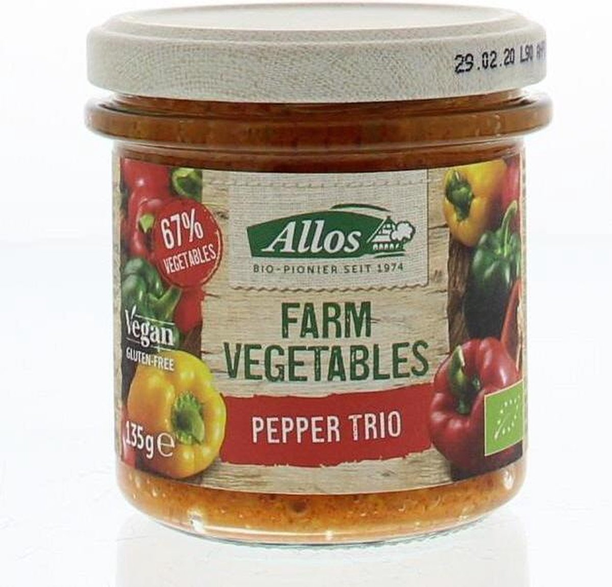Allos - Farm Vegetables Pepper-trio - 135g