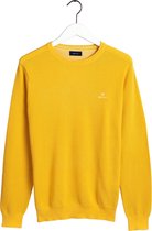 Gant Pullover Geel Ronde Hals Met Logo (8030521 - 706)