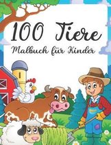100 Tiere Malbuch fur Kinder
