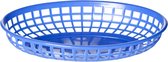 Hamburger Baskets Blue Set6 23x14xh4cm