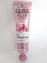 Gliss kur Liquid silk 20 ML - haarkuur -  intensieve haarbehandeling - met Ceramide en zijde - voor droog en glansloos haar