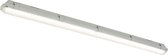 QAZQA base - Moderne LED Plafondlamp voor buiten - 1 lichts - L 118 cm - Grijs - Buitenverlichting