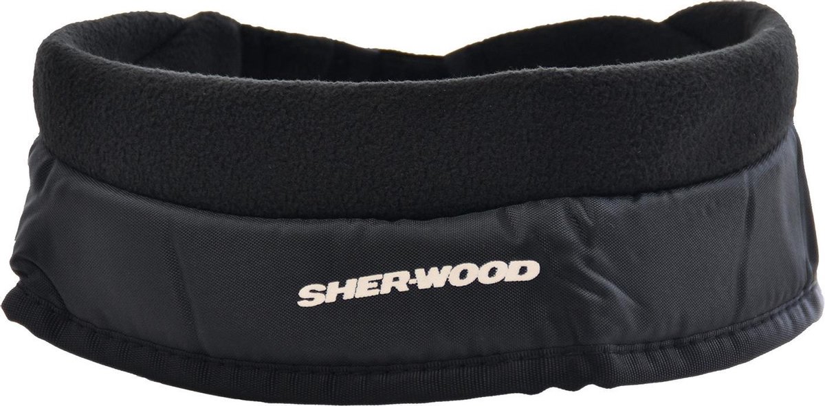 IJshockey snijvaste Youth nekbeschermer Sherwood zwart