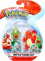 Pokemon Battle Figure Pack - Charmeleon, Bulbasaur, Larvitar