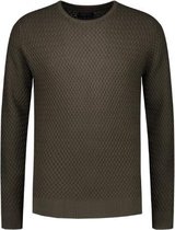Dstrezzed Sweater Fancy Structure Dark Army (404196 - 524)
