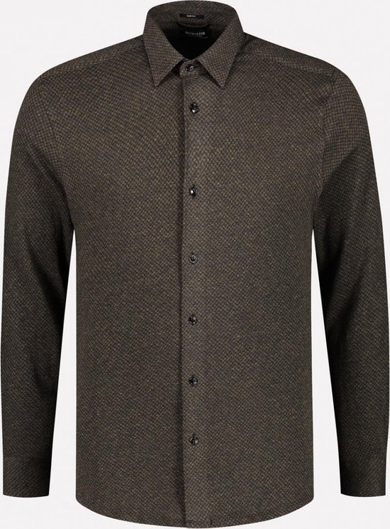 Dstrezzed Overhemd Slim Fit Bruin 3XL Grote Maten bol