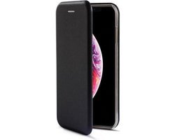 Apple iPhone Xs Max hoesje zwart - Premium Book Case iPhone Xs Max hoesje met ruimte voor pasjes - Zwart
