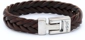 Josh leren armband 24001 bruin