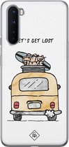 OnePlus Nord hoesje siliconen - Let's get lost | OnePlus Nord case | multi | TPU backcover transparant
