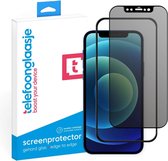 Telefoonglaasje Privacy Screenprotectors - Geschikt voor iPhone 12 Mini - Privacy - Volledig Dekkend - Gehard Glas Screenprotector - Geschikt voor iPhone 12 Mini - Beschermglas