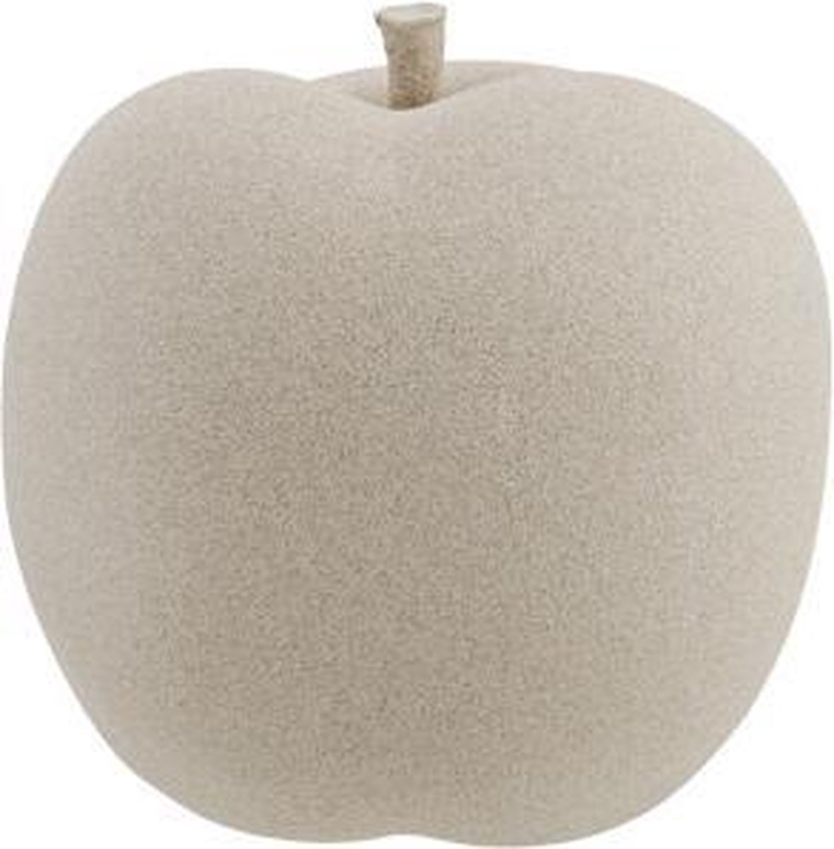 Appel Sable Matt Finish Beige 12x12xh12cm Rond Aardewerk