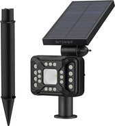 Outdoor LED lamp met zonnepaneel - muurspot - Bewegingssensor - 1800 mAh