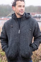 Pure Wool herenvest FPJKT-15 Antraciet XL
