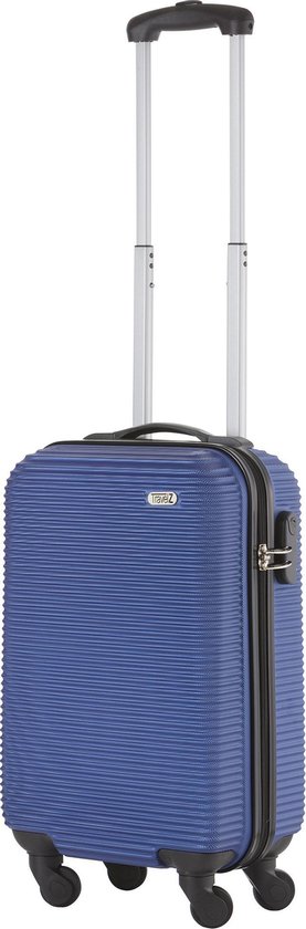 TravelZ Horizon Handbagage koffer - 54cm Handbagage Trolley 35 Ltr - Blauw