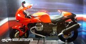 Moto Guzzi V11 Le Mans (Rood) (12 cm) 1/24 Atlas Superbikes - Modelmotor - Schaalmodel - Model motor - Miniatuurmotor - Miniatuur motor
