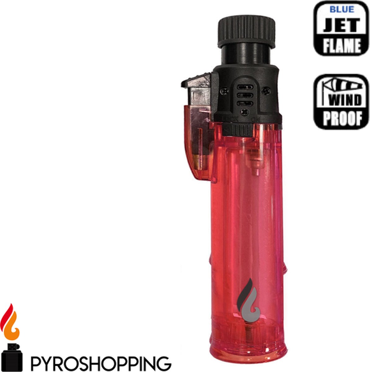 Goedkoopste Pyroshopping PYROBURN EXTRA LARGE aansteker voor o.a. vuurwerk – jetflame torch