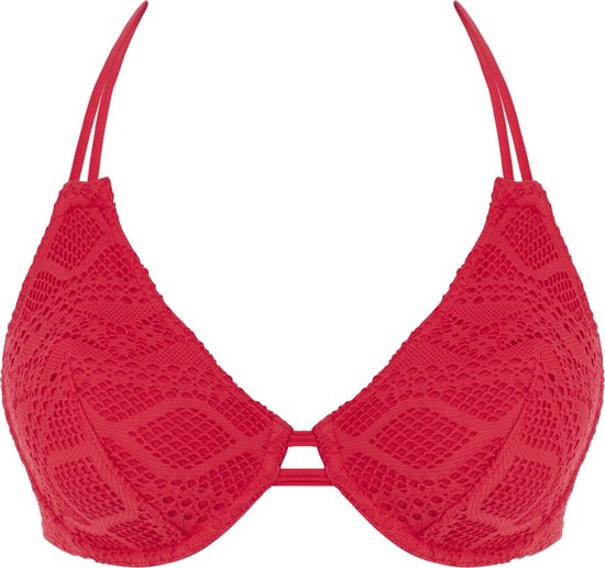 freya-sundance-uw-halter-bikini-top-red-vrouwen-maat-65d-bol