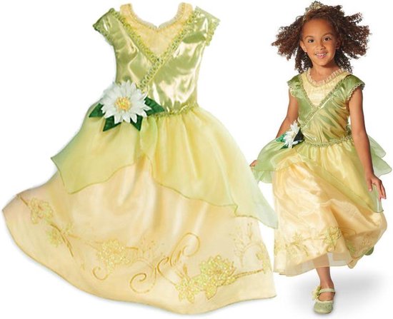 Tiana jurk zeer luxe maat 122-128 Disney prinsessenjurk | bol