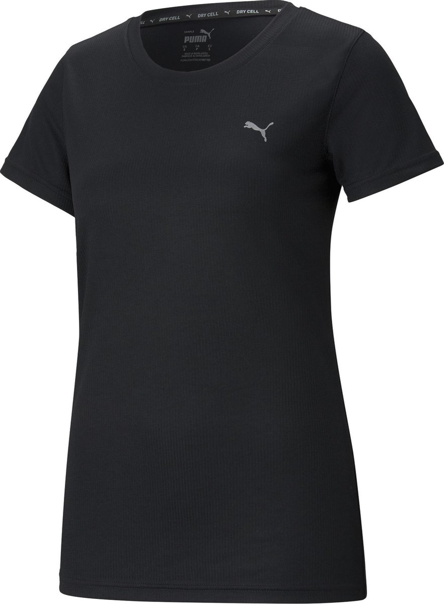 PUMA PERFORMANCE TEE W Dames Sportshirt Zwart