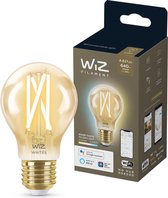 WiZ Filamentlamp Slimme LED Verlichting - Warm- tot Koelwit Licht - E27 - 50W - Goud - WiFi