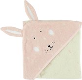 Trixie Plaids Hooded towel , 75x75cm - Mrs. Rabbit Roze