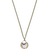 Emporio Armani dames Ketting 925 sterling zilveren parel One Size Goud 32013482